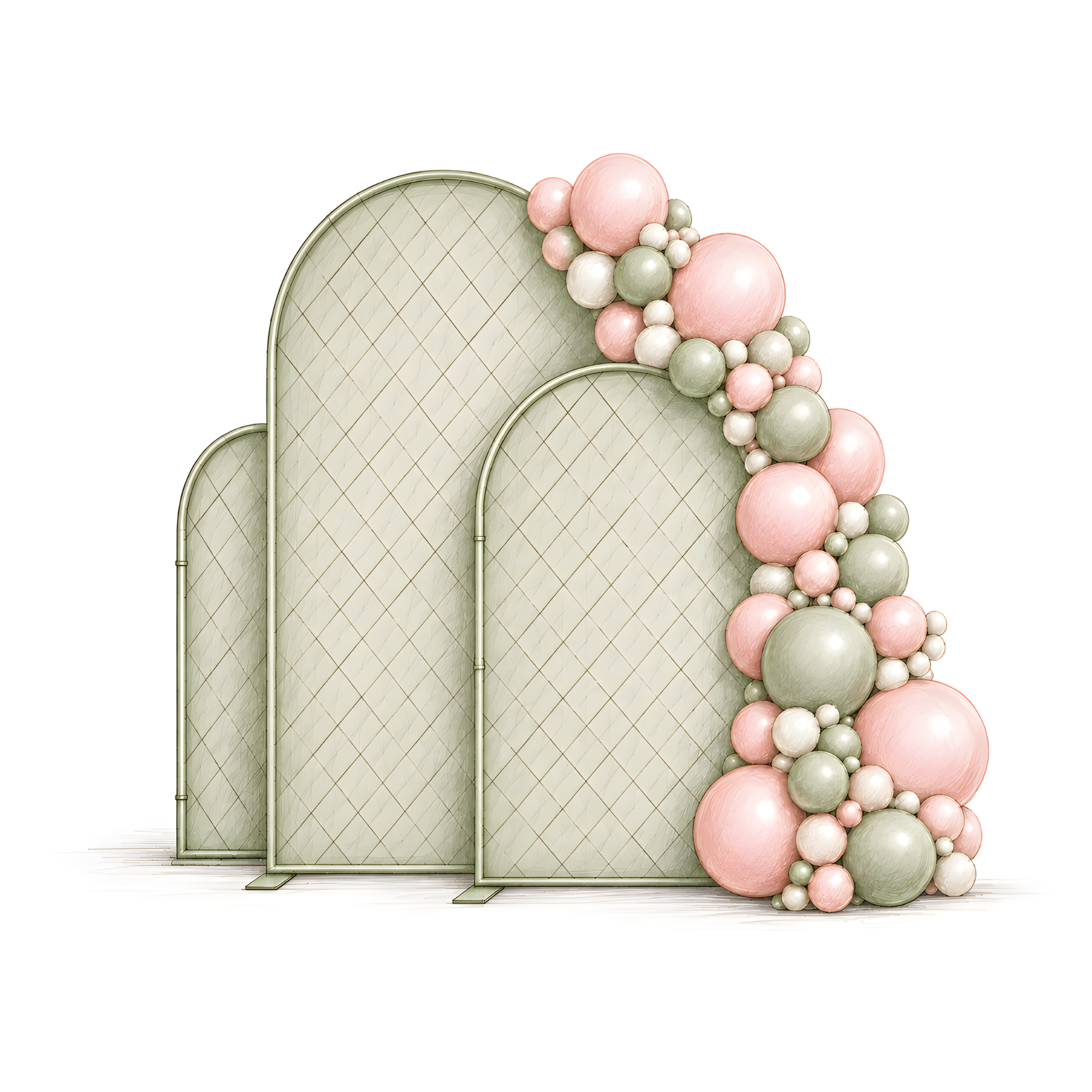 An example of a beautiful balloon display for How to Start a Balloon Business